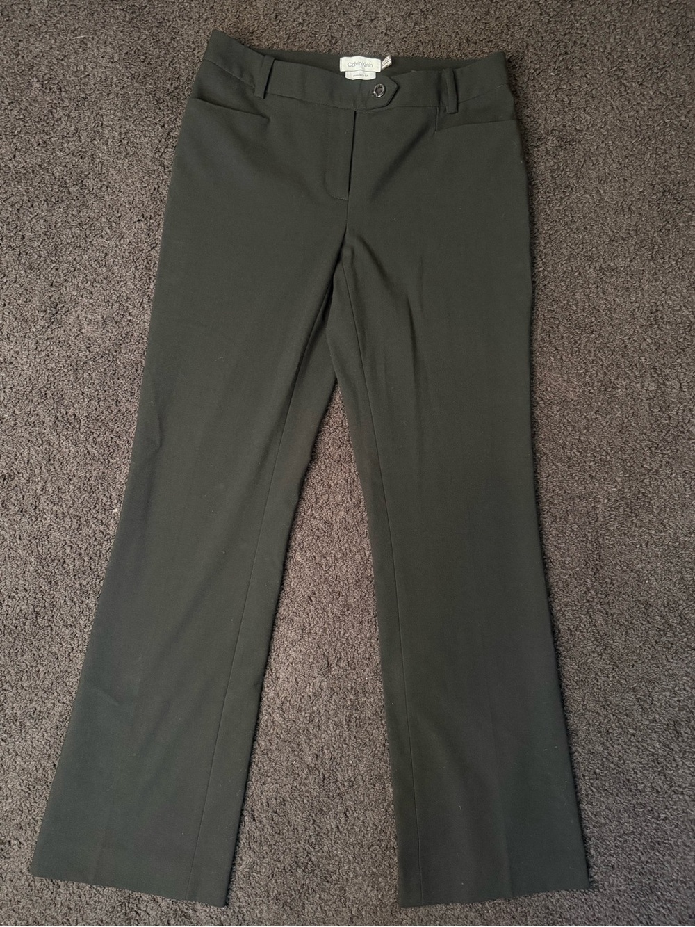 Calvin Klein Women's Black Dress Trousers - Straight Leg